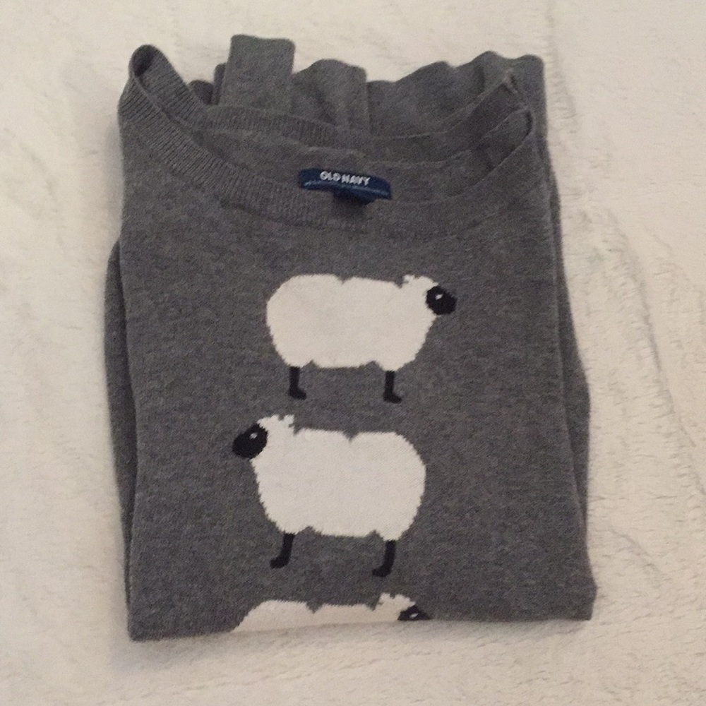 Old Navy sheep sweater